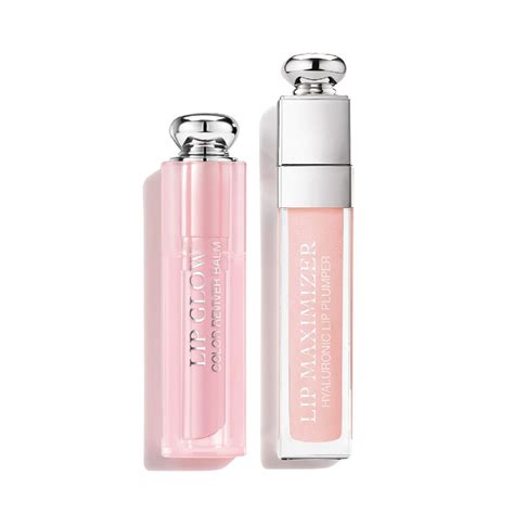 dior addict lip experts duo lip glow & lip maximizer|Dior Addict lip glow awakening.